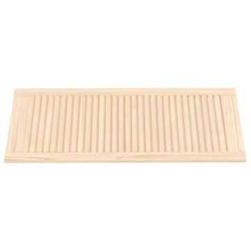 Ușă de dulap cu design lambriu, 99,3x39,4 cm, lemn masiv de pin - Img 3