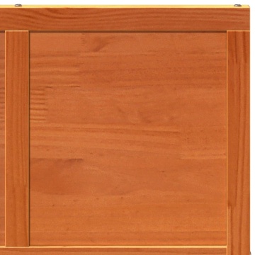 Ușă de hambar, maro ceruit, 80x208 cm, lemn masiv de pin - Img 7