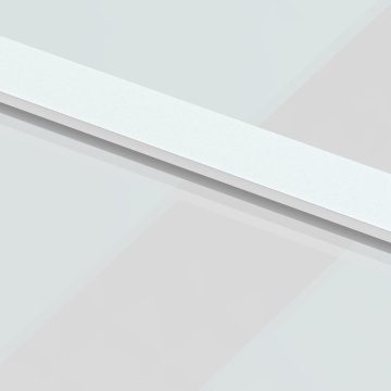 Ușă glisantă, alb, 76x205 cm, sticlă securizată/aluminiu - Img 5