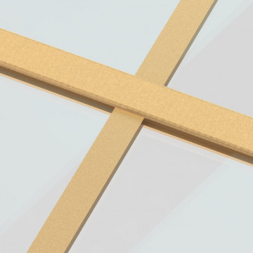 Ușă glisantă, auriu, 102,5x205 cm, sticlă ESG mată și aluminiu - Img 5