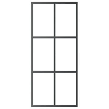Ușă glisantă cu set feronerie, 90x205 cm, sticlă ESG/aluminiu - Img 4