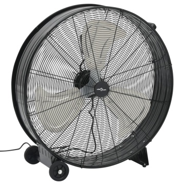 Ventilator industrial cu tambur, negru, 77 cm, 240 W - Img 1