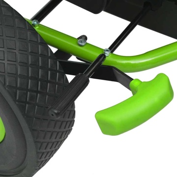 vidaX Kart cu pedale cu șezut reglabil verde - Img 6