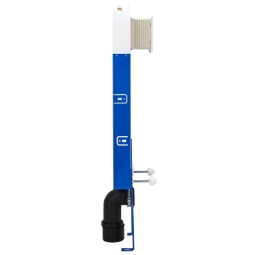 Accesorii Baie Alb Plastic 50 x 8 x 131 cm Cadru Toiletare - Img 3