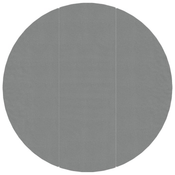 Acoperire geotextil piscină, gri deschis, Ø396 cm, poliester - Img 2