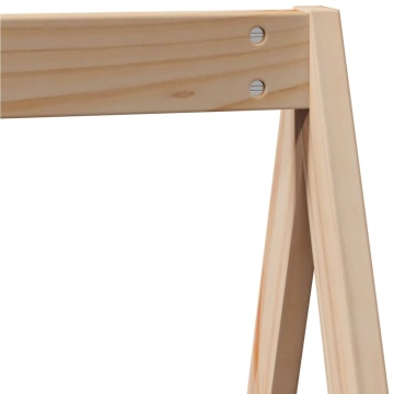 Acoperiș pat de copii, 209x95,5x88 cm, lemn masiv de pin - Img 6