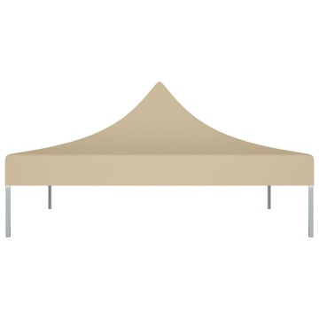 Acoperiș pentru cort de petrecere, bej, 3 x 3 m, 270 g/m² - Img 3