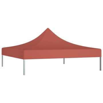 Acoperiș pentru cort de petrecere, cărămiziu, 2 x 2 m, 270 g/m² - Img 2