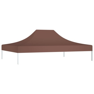 Acoperiș pentru cort de petrecere, maro, 4,5 x 3 m, 270 g/m² - Img 2