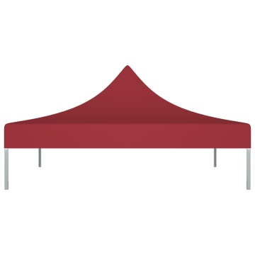 Acoperiș pentru cort de petrecere, vișiniu, 3x3 m, 270 g/m² - Img 3