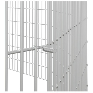 Adăpost pentru animale cu 10 panouri, 54x60 cm, fier galvanizat - Img 5