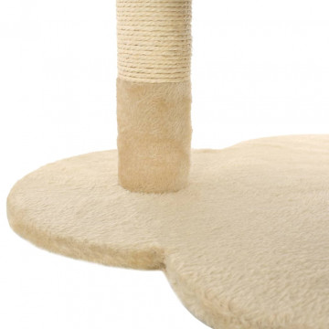 Ansamblu pisici cu stâlpi funie sisal, 50 cm, bej și maro - Img 6