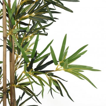 Arbore din bambus artificial 552 de frunze 120 cm verde - Img 3