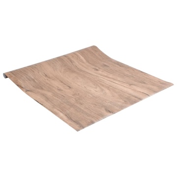 Autocolant pentru mobilier cu aspect de lemn, 90x500 cm, PVC - Img 4