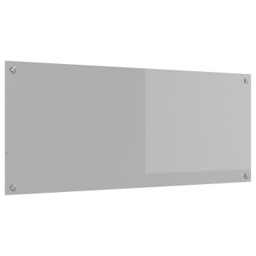 Backsplash de Bucătărie Gri Deschis 120x50x0,6 cm din Sticlă Temperată - Img 2
