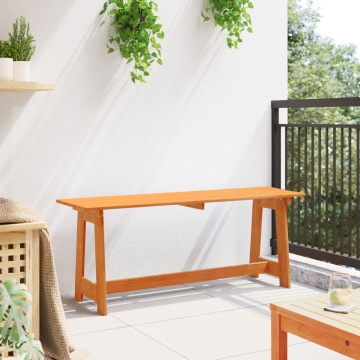 Bancă de exterior Acacia 119x35x47 cm Lemn solid de pin - Img 3