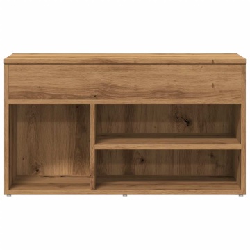 Banchetă pantofar stejar artizanal 80x30x45 cm, lemn prelucrat - Img 4