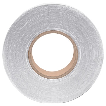 Banda reflectorizantă, alb, 5 cm x 50 m, PVC - Img 4