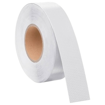 Banda reflectorizantă, alb, 5 cm x 50 m, PVC - Img 8