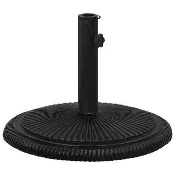 Bază de umbrelă, negru, 45x45x30, fontă - Img 2