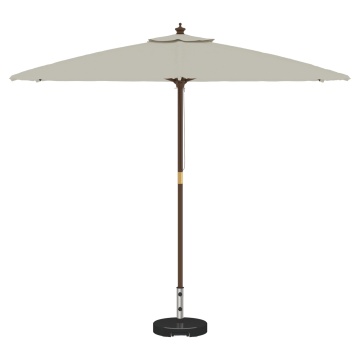Bază Umbrelă cu Roți cu Mâner Granit Negru 29 kg Rotund - Img 3