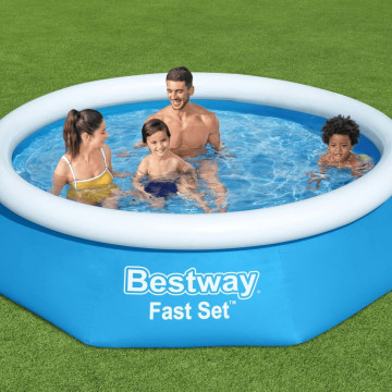 Bestway Piscină gonflabilă Fast Set, 244x66 cm, rotundă, 57265 - Img 1