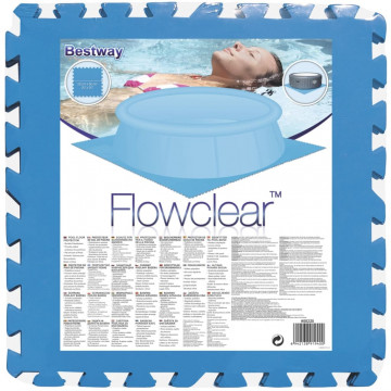 Bestway Protecții podea piscină, 8 buc., albastru, 58220 - Img 2