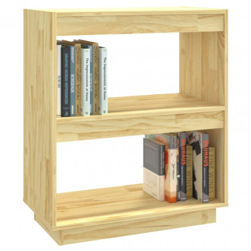 Bibliotecă, 60x35x71 cm, lemn masiv de pin - Img 3