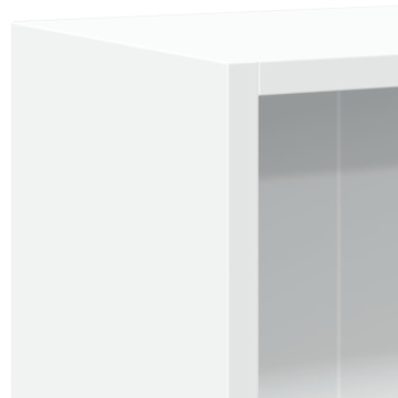 Bibliotecă, alb, 60x24x76 cm, lemn compozit - Img 7