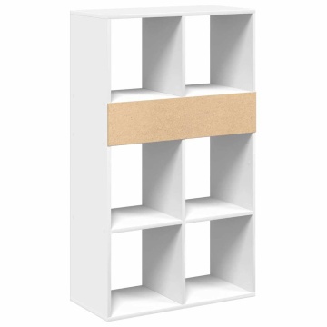 Bibliotecă, alb, 66x31x112 cm, lemn prelucrat - Img 5