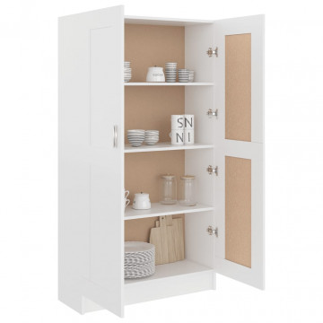 Bibliotecă, alb, 82,5 x 30,5 x 150 cm, PAL - Img 4