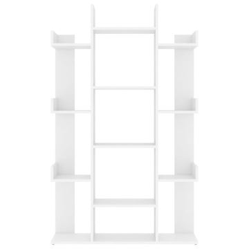 Bibliotecă, alb, 86x25,5x140 cm, PAL - Img 8