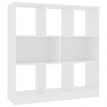 Bibliotecă, alb, 97,5x29,5x100 cm, PAL - Img 2