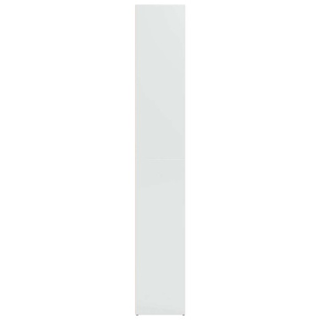 Bibliotecă, alb extralucios, 40x30x189 cm, lemn prelucrat - Img 8