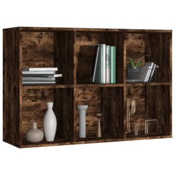 Bibliotecă/dulap, stejar fumuriu, 66x30x98 cm, lemn prelucrat - Img 8