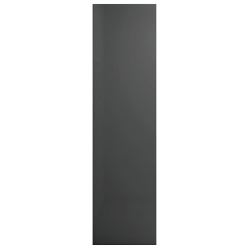 Bibliotecă/Dulap TV gri extralucios 36x30x114 cm lemn prelucrat - Img 8