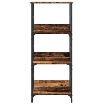 Bibliotecă, lemn vechi, 50x33x117,5 cm, lemn prelucrat - Img 4