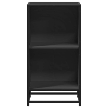 Bibliotecă, negru, 40x35x76 cm, lemn prelucrat - Img 4