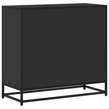 Bibliotecă, negru, 80,5x35x76 cm, lemn prelucrat - Img 5