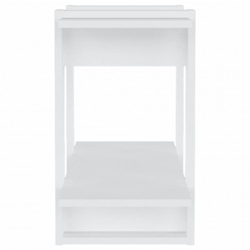 Bibliotecă/Separator cameră, alb, 80x30x51 cm - Img 5