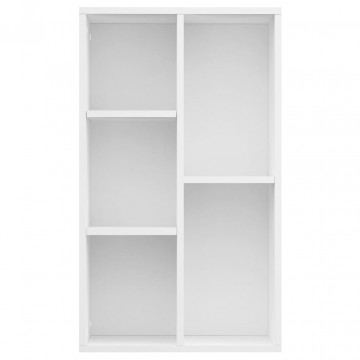 Bibliotecă/Servantă, alb, 50x25x80 cm, PAL - Img 4