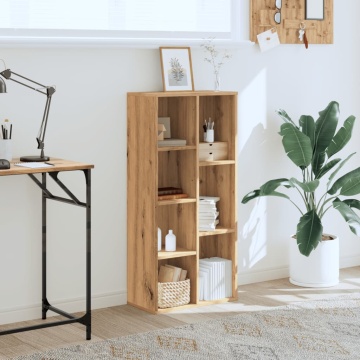 Bibliotecă, stejar artizanal, 50x25x105 cm, lemn prelucrat - Img 3