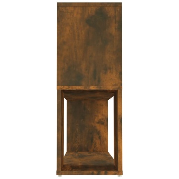 Bibliotecă, stejar fumuriu, 100x24x63 cm, lemn prelucrat - Img 5