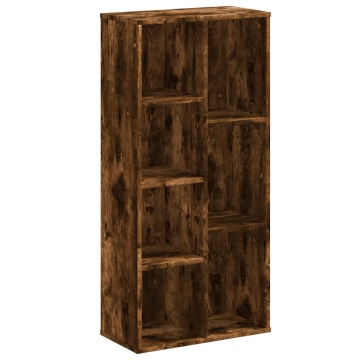 Bibliotecă, stejar fumuriu, 50x25x105 cm, lemn prelucrat - Img 2