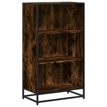 Bibliotecă, stejar fumuriu, 60x35x107,5 cm, lemn prelucrat - Img 2