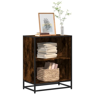 Bibliotecă, stejar fumuriu, 60x35x76 cm, lemn prelucrat - Img 1