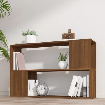 Bibliotecă, stejar maro, 100x24x63 cm, lemn prelucrat - Img 1