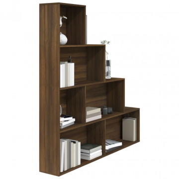 Bibliotecă, stejar maro, 155x24x160 cm - Img 5