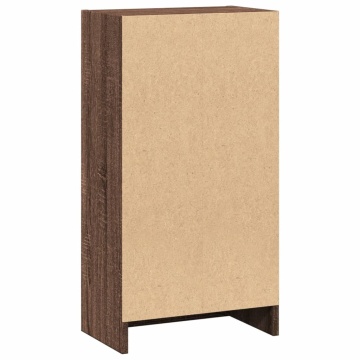 Bibliotecă, stejar maro, 40x24x76 cm, lemn prelucrat - Img 5