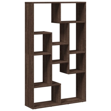 Bibliotecă, stejar maro, 72x20x120 cm, lemn prelucrat - Img 2